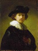 Rembrandt Peale Self-portrait with hat oil painting artist